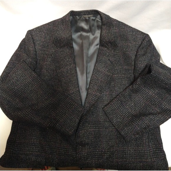 CHRISTAIN‎ DIOR MONSIEUR LINED MENS SPORT COAT BLAZER, 2 BUTTON, CHEST SZ 42 - Picture 2 of 10